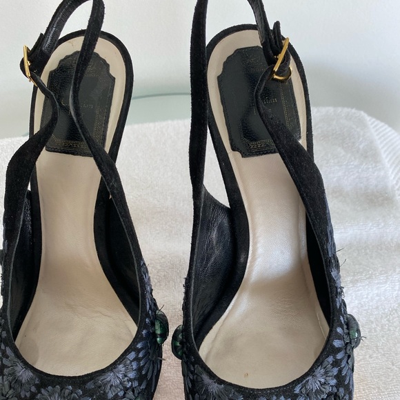 Christian Dior Stunning Open Toe Slingbacks 9.5 - Picture 6 of 8